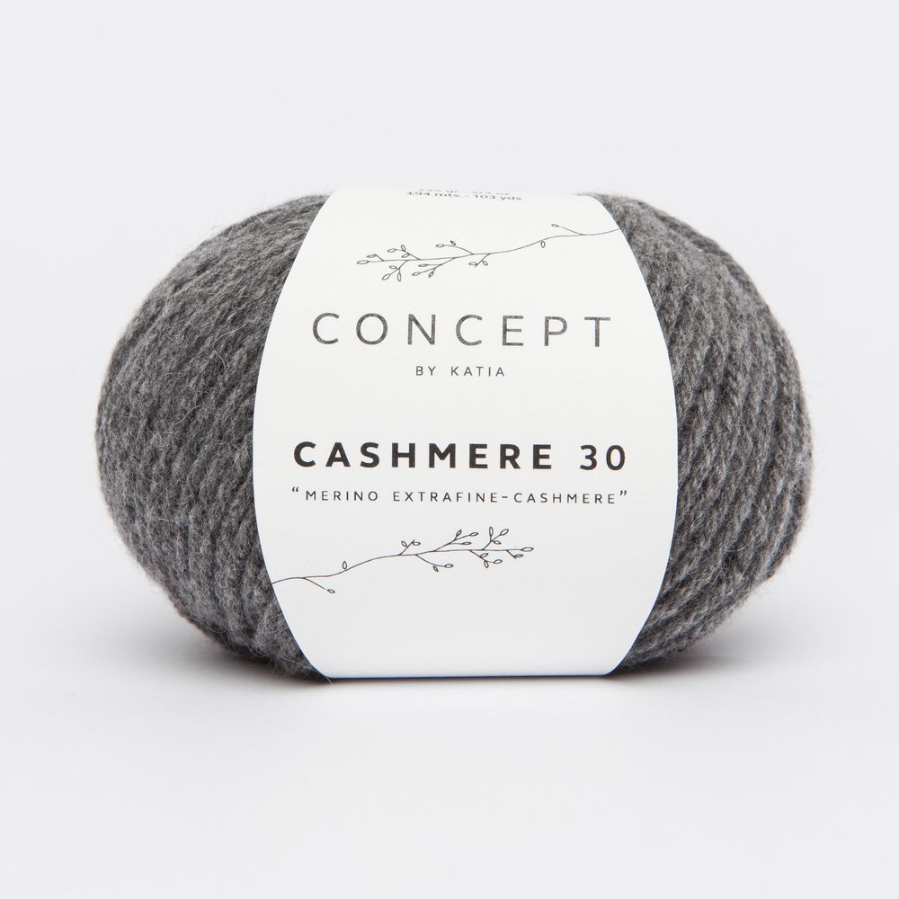 Пряжа Katia (Катя) Cashmere 30 / уп.20 мот. по 25 г, 94 м, 979.204 Пряжа Katia (Катя) Cashmere 30 / уп.20 мот. по 25 г, 94 м, 979.204