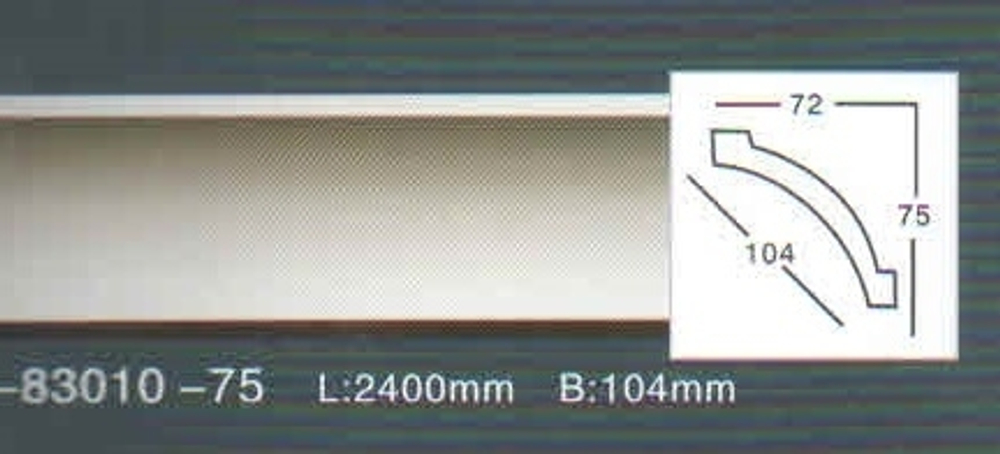 Карниз потолочный GC83010-75