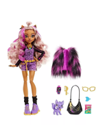 Кукла Монстер Хай Клодин Вульф с питомцем 3 поколение | Monster High Clawdeen Wolf with Pet HHK52 3g персонаж (6+)