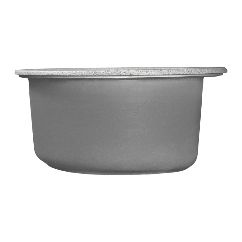 Мойкa МЛ-ГМС101 (ML-GMS101) СТАНДАРТ круглая, серый (310), 480 мм (глуб. чаши 190)
