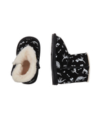Кожаные угги toddle reflective dino EMU Australia - черный(B12966)
