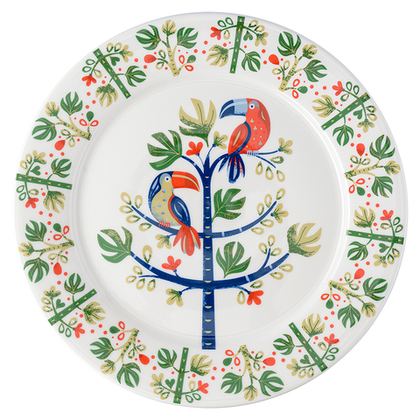 Тарелка 28см Toucan Liberty Jones Birds of Paradise
