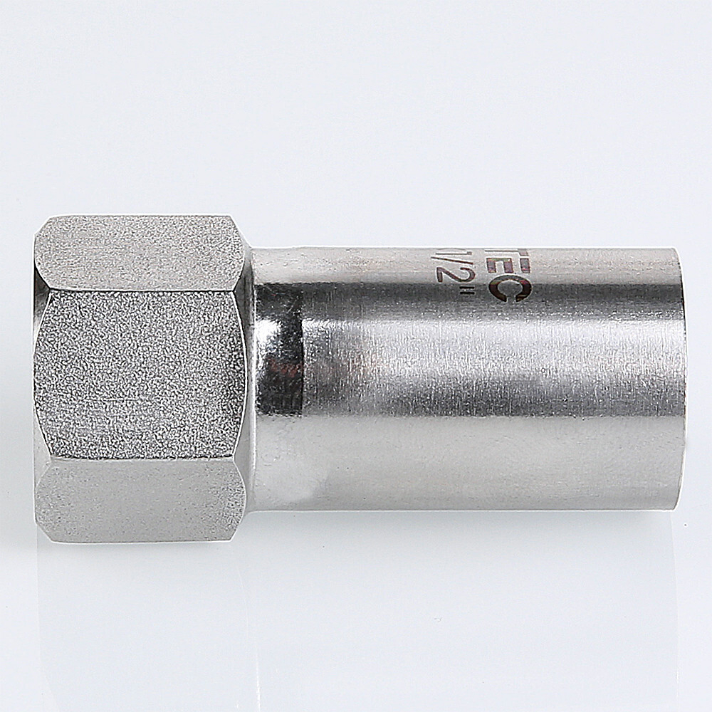 Пресс-вставка из нержавеющей стали AISI 304 с внутренней резьбой, VT.INOX-PRESS, VALTEC