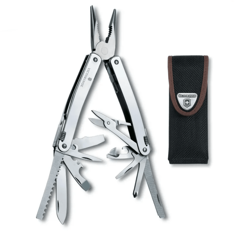 Мультитул Victorinox SwissTool Spirit X, 105 мм, 26 функций, нейлоновый чехол