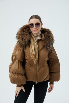 Пуховик Tuffoni бежевый - фото 1, 7727082D TUF BEIGE