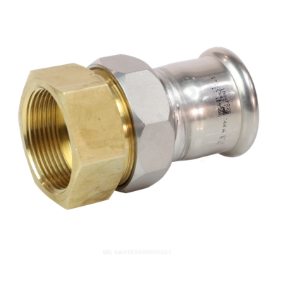 Муфта разъемная сталь нерж AISI 316L Дн 28х3/4" Ру16 пресс/ВР Inoxpres RM 184028343