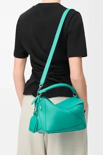 Loewe Маленькая сумка натуральной кожи, аквамариновый