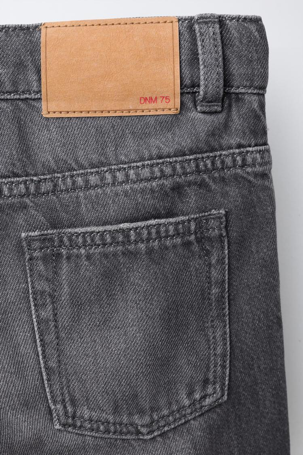 ZARA ДЖИНСЫ STRAIGHT, МЯГКИЙ СЕРЫЙ
