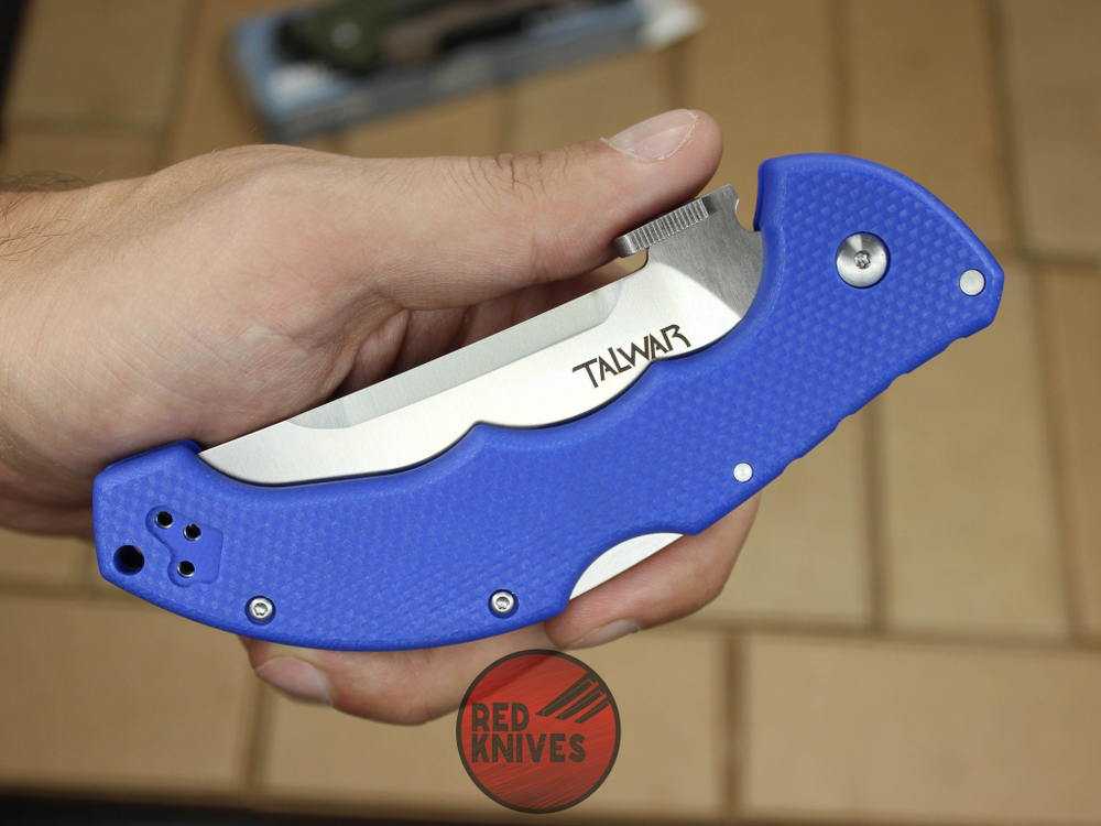 Нож Cold Steel Talwar 4 - синяя рукоять 21TLVLU