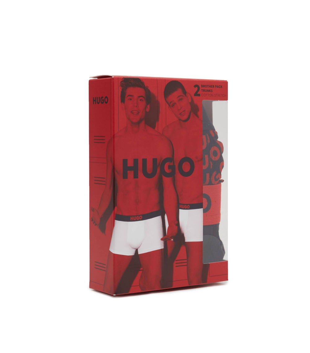 Трусики-боксеры 2шт. BROTHER PACK Hugo Bodywear - черный(50491758)