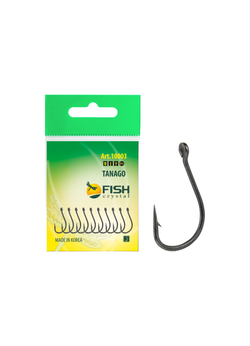 Крючок рыболовный Fish Crystal TANAGO-RING 10003 с ушком №6. (5 упаковок)