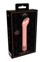 Розовый мини-вибратор G-точки Jewel - 12 см. (Цвет: розовый)