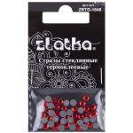 Стразы клеевые стекло 3.9 мм, 5х48 шт, SS16 №20 св.красный (Light Siam), Zlatka ZRTG-1648