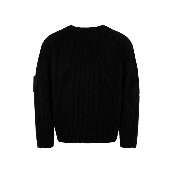 Свитер Blackout Heavyweight Cropped Knitted черный - фото 5