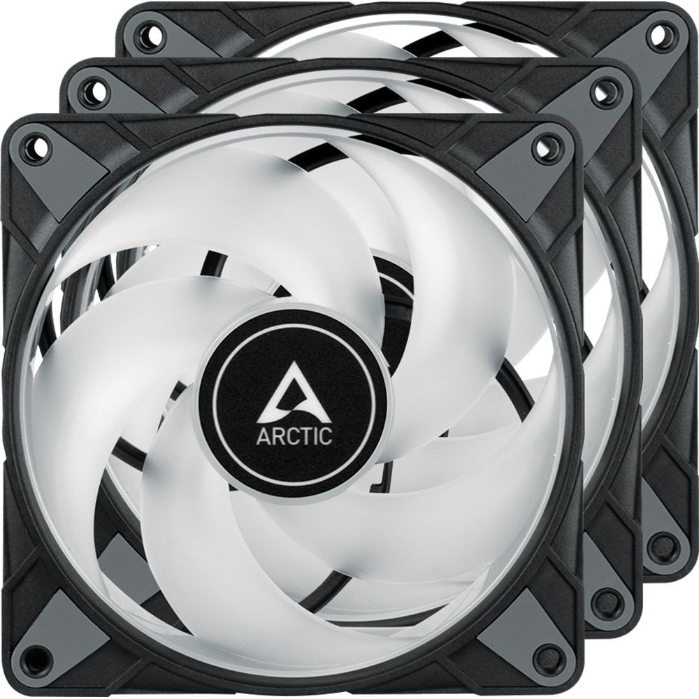 Вентилятор Case fan ARCTIC P12 PWM PST A-RGB 0dB (3 PCS Value Pack) ACFAN00232A