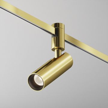 Магнитный трековый светодиодный светильник 12W 4000К TR144-1-12W4K-W-BS латунь Focus Led Flarity Maytoni