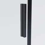 Душевой уголок Vincea Софт 2 (Soft 2) VSR-3SO28012CLB, 1200*800, черный, стекло прозрачное