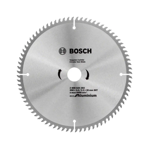 Пильный диск 250х30 мм 80T ECO ALU/MULTI BOSCH 2608644393