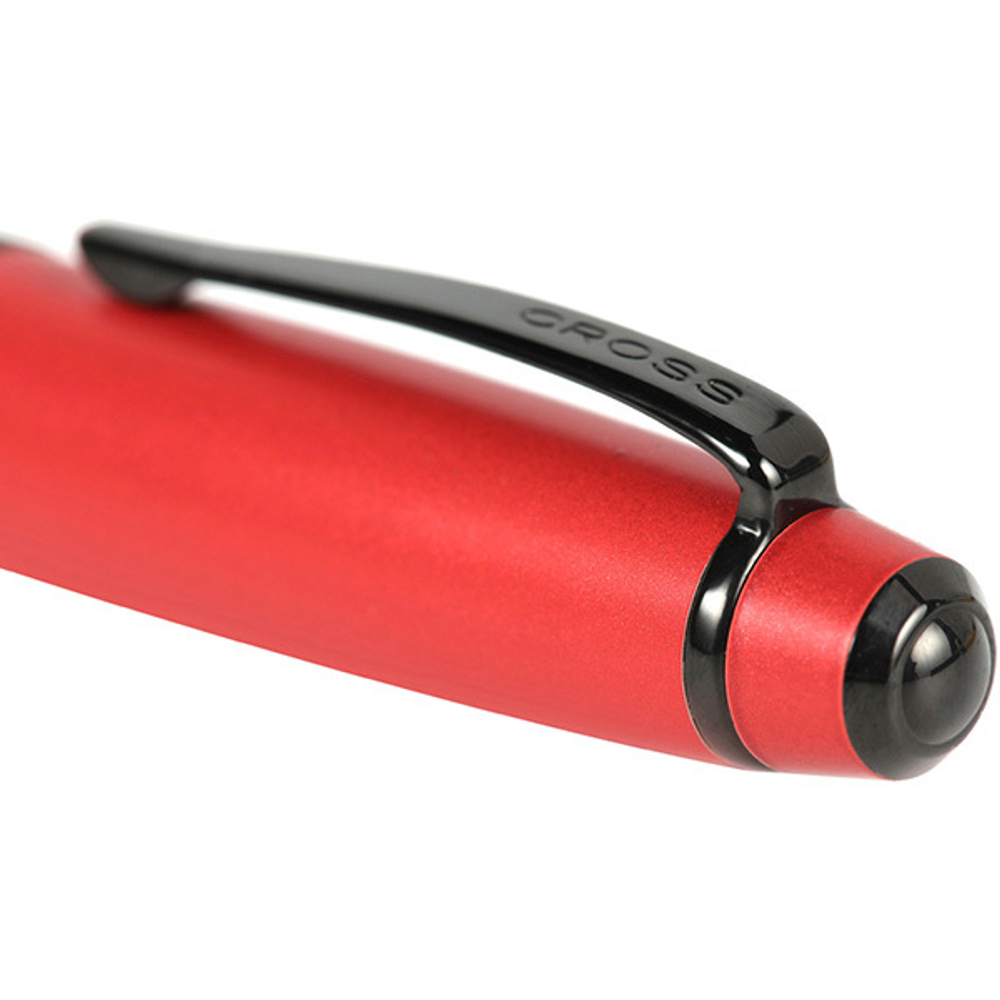 Черная ручка-роллер Cross Bailey Matte Red Lacquer
