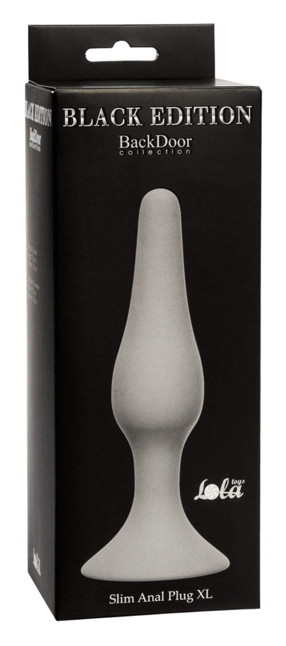 Анальная пробка Slim Anal Plug XL Grey 4204-03Lola