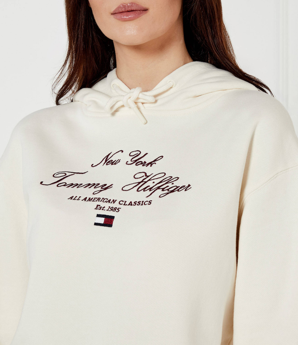 Худые Modern Script Graphic Tommy Hilfiger - экрю(WW0WW43842)