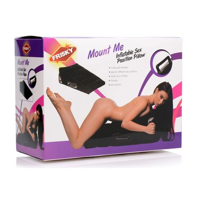 Черная подушка для секса Mount Me Inflatable Sex Position Pillow (Цвет: черный)