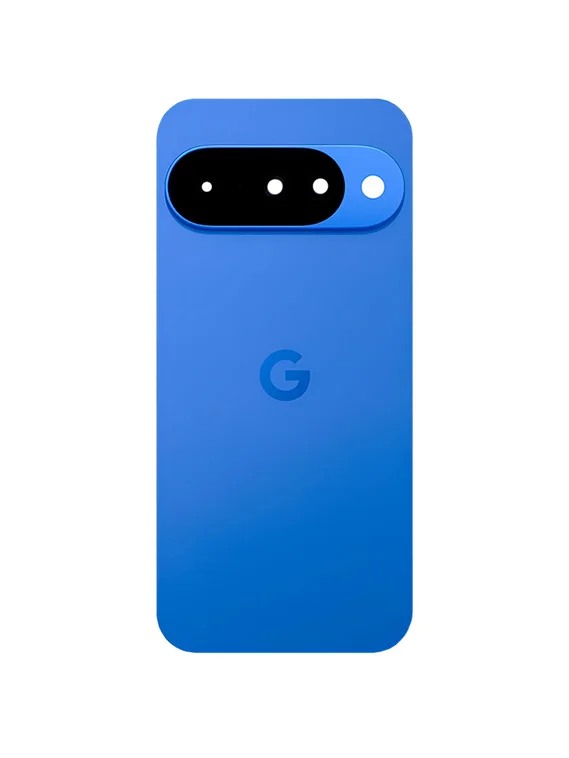 Задняя крышка для Google Pixel 10 синяя (Indigo) со стеклом камеры