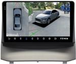 Магнитола для Ford Fiesta MK6 2008-2012 (красный БК, рамка тип 1) - Teyes CC3-2K-360 на Android 10, Быстрая, 2K QLED, CarPlay, 4G SIM-слот, 4 камеры в комплекте