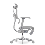 Кресло FALTO Ergohuman Luxury 2 с подножкой ( серый каркас /сетка светлаяT-168-B2 Natural)