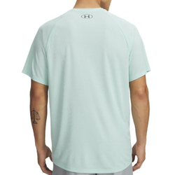 Мужская теннисная футболка Under Armour Tech Textured Short Sleeve - refresh mint/deprecated/castlerock