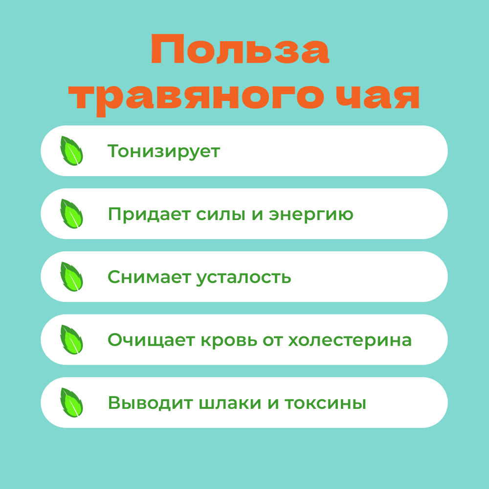 Чай травяной Малина с мятой
