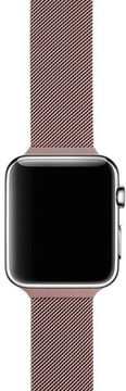 Ремешок миланская петля moonfish для Apple watch - 42/44/45/49 мм, розовый