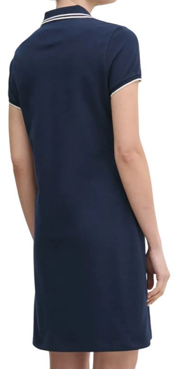 Теннисное платье Tommy Hilfiger Sportify Femmine Regular Polo - небесный