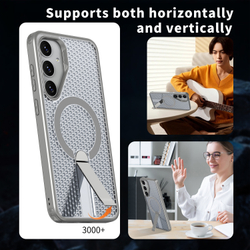 Прозрачный чехол Mesh Pro Magnetic Case для Samsung Galaxy S26 FE