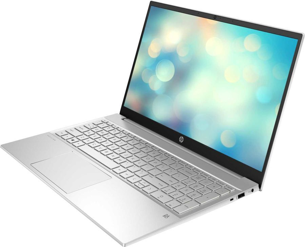 Ноутбук HP Pavilion 15-eg0035ur (2P1N9EA) Core i5 1135G7 8Gb SSD256Gb Intel Iris Xe graphics 15.6" IPS FHD (1920x1080) WiFi BT Cam Free DOS 3.0 silver