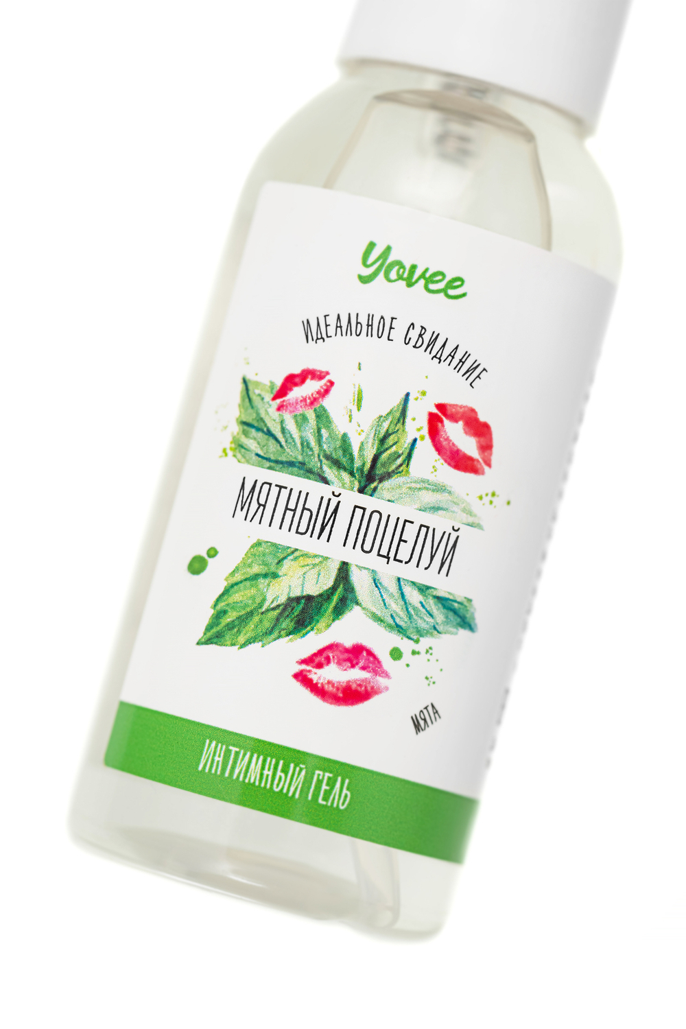 Съедобная смазка Мятный поцелуй со вкусом мяты 50 мл