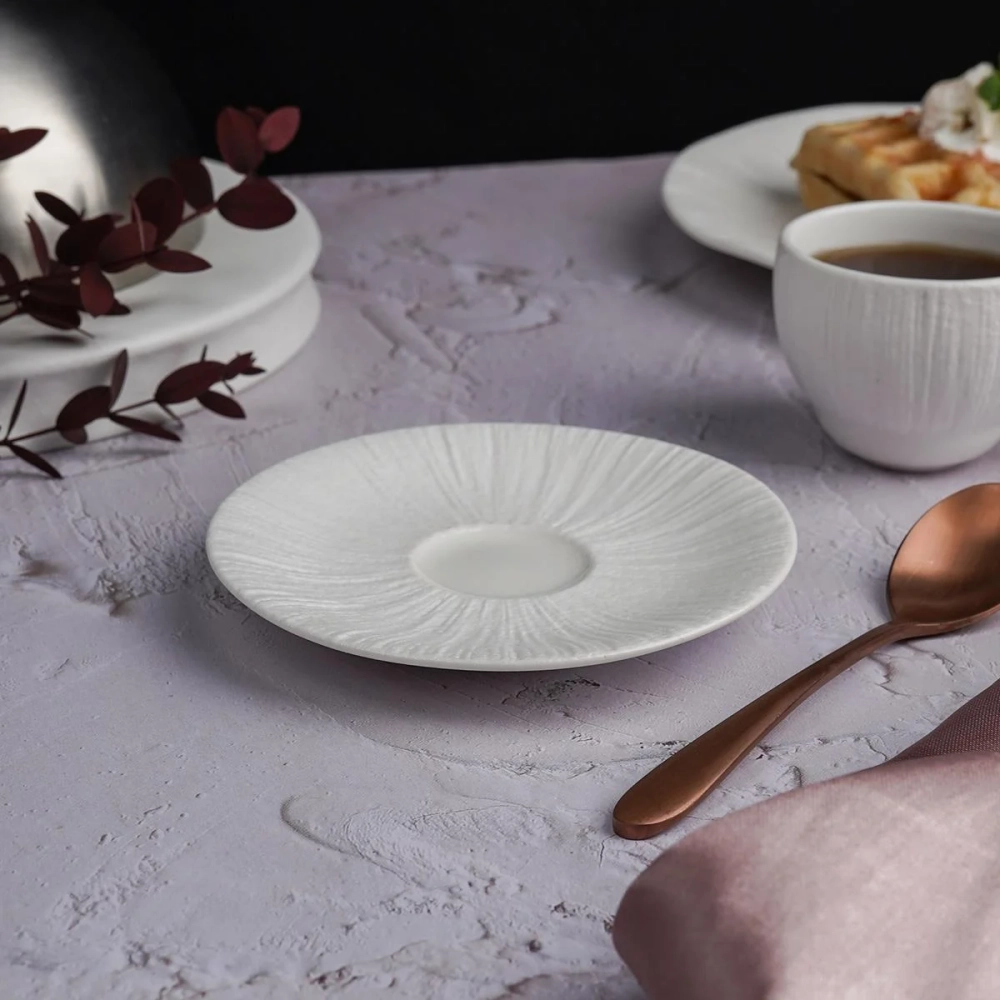 Блюдце d=11,9 cм, к чашке (арт.81222584), серия "White Moon", P.L. - Proff Cuisine