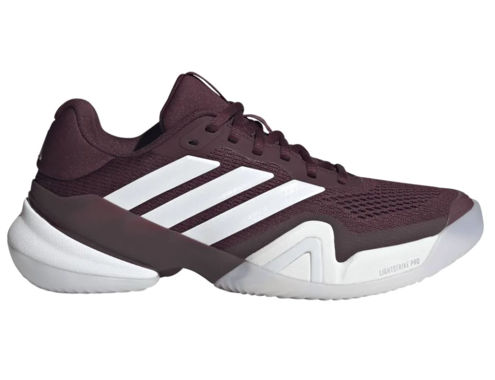 Женские Кроссовки теннисные Adidas Barricade 14 W - maroon/cloud white/cloud white