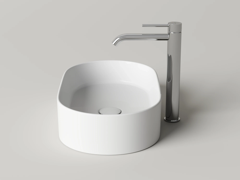 Раковина накладная Ceramicanova Элетра (Elettra) 520x300x114 белый, CN6098