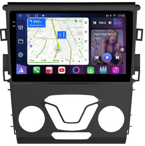 Магнитола для Ford Mondeo 5 2015-2019 - FarCar S500-TS10 монитор 9.5" QLED на Android 14, Быстрая, CarPlay, 4G SIM-слот