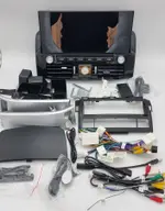 Магнитола для Toyota Land Cruiser Prado 120, Lexus GX470 (экран климата внизу) - Kuberg ZH-T1214L монитор 12.3" на Android 10, Быстрая, CarPlay, 4G SIM-слот