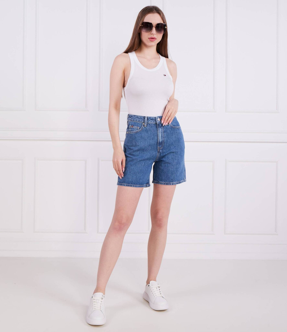 Шорты DNM FLARE SHORT HW JUNE Tommy Hilfiger - темно-синий(WW0WW38124)
