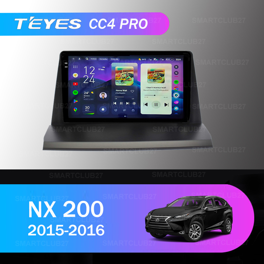Teyes CC4 Pro 9" для Lexus NX 200 2015-2016