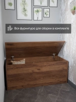 Тумба с откидной крышкой дуб катания ТУМБА-ОТКИД-100-СМ-8