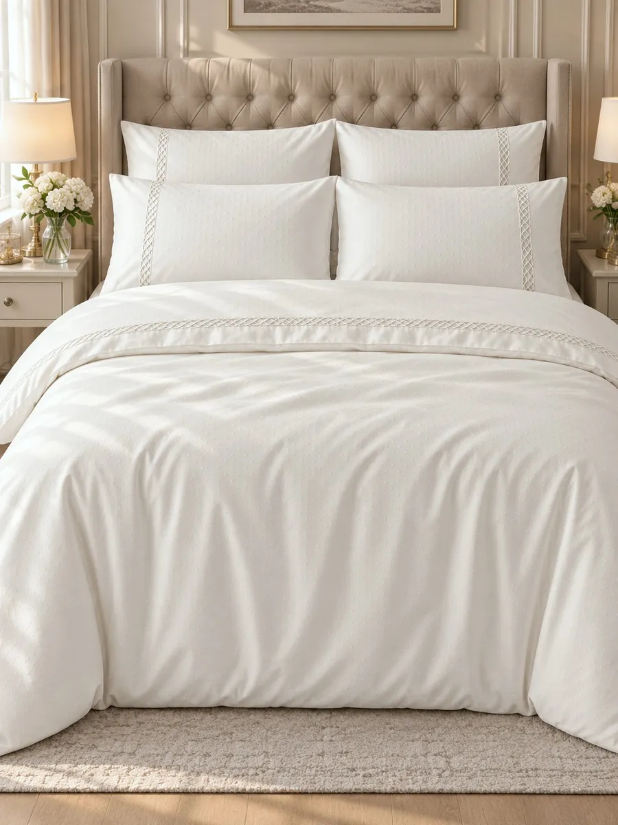 Gelin Home КПБ 6 пр. MYKONOS кремовый цвет пододеяльник 200*220, простынь 240*260, наволочки 50*70 2шт, декоративные наволочки 50*70 2шт GLNN204 — фото 2