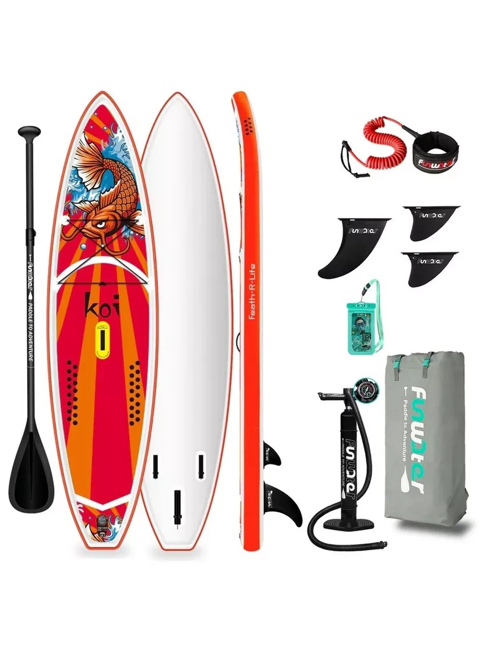 Сапборд надувной, сап борд, sup board, FunWаtеr Кои