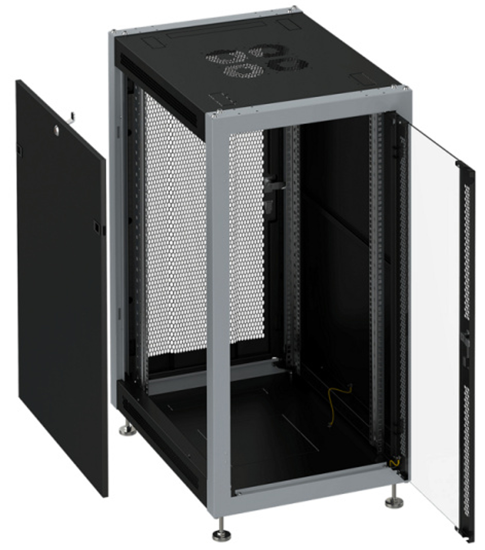 Шкаф напольный 19", 15U SYSMATRIX SL 6615.913
