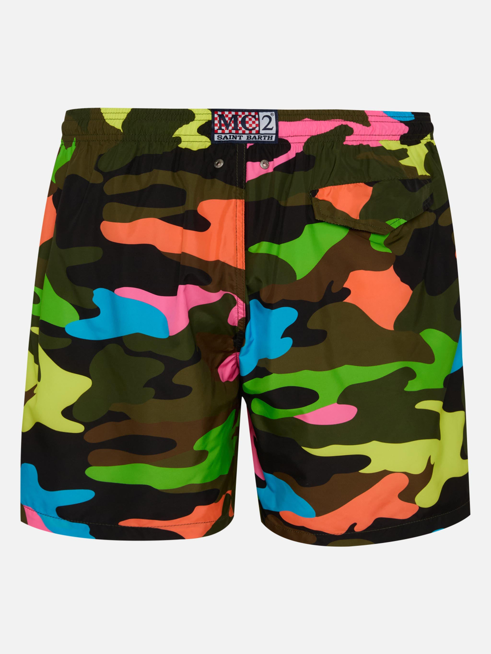 Шорты MC Saint Barth Multi Fluo