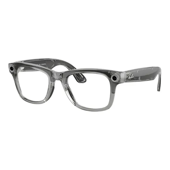 Очки Ray-Ban Wayfarer GEN 2 Shiny Transparent Grey / Transitions Sapphire (L / Size 53) RW4012 6840MF53