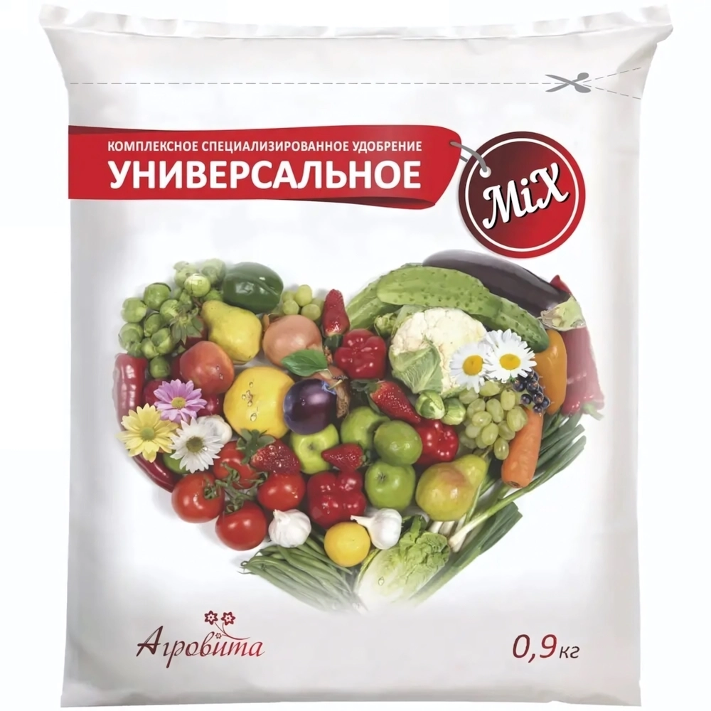 Органо-минеральное удобрение Универсальное 0,9 кг 30шт/уп.